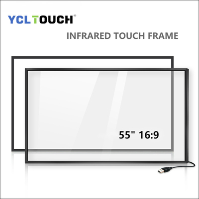 Pagina aperta interattiva di tocco di YCLTOUCH di alta precisione infrarossa a 55 pollici della pagina