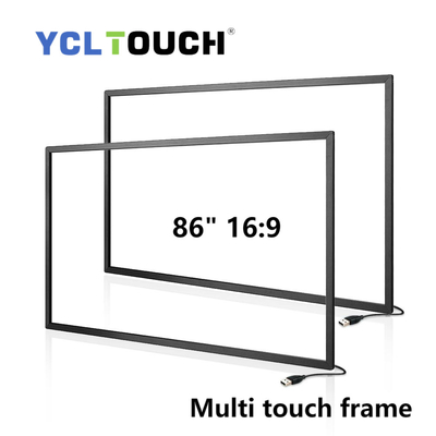 Pagina di touch screen infrarossa a 86 pollici di YCLTOUCH multi IR con 20 punti di tocco